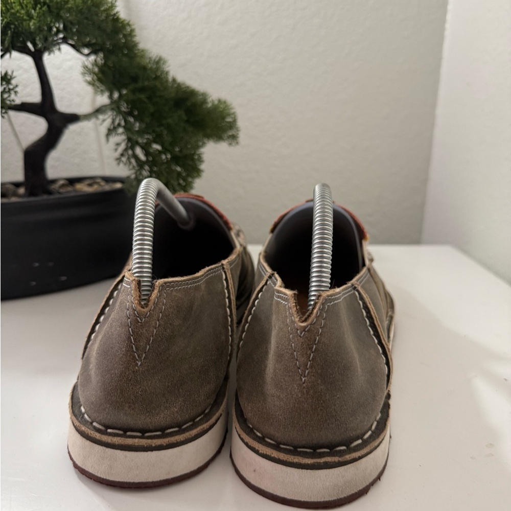 Ariat Brown and Multicolor Buffalo Print Loafers - Picture 5 of 8